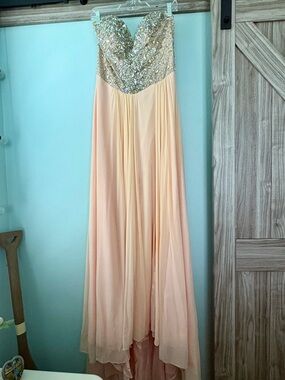COYA Collection Blush Pink Formal Dress